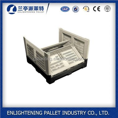 Wentylowana plastikowa skrzynia paletowa