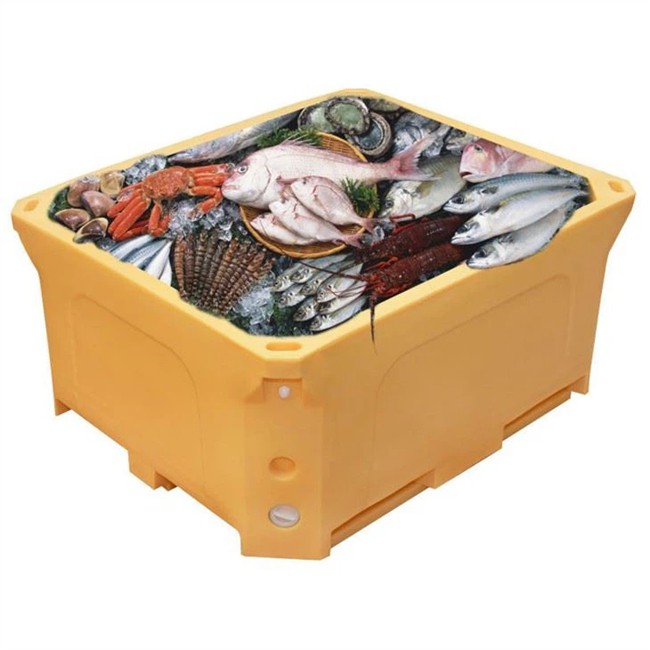 Plastic Pallet Box For Seafood & Cold Room Storage Plastic Pallet Box For Seafood & Cold Room Storage