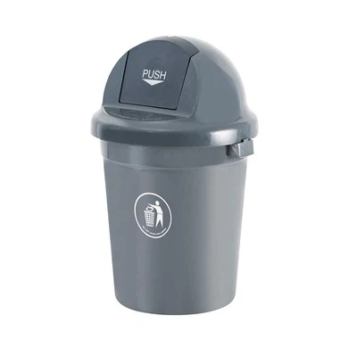 Plastikowy okrągły kosza na śmieci